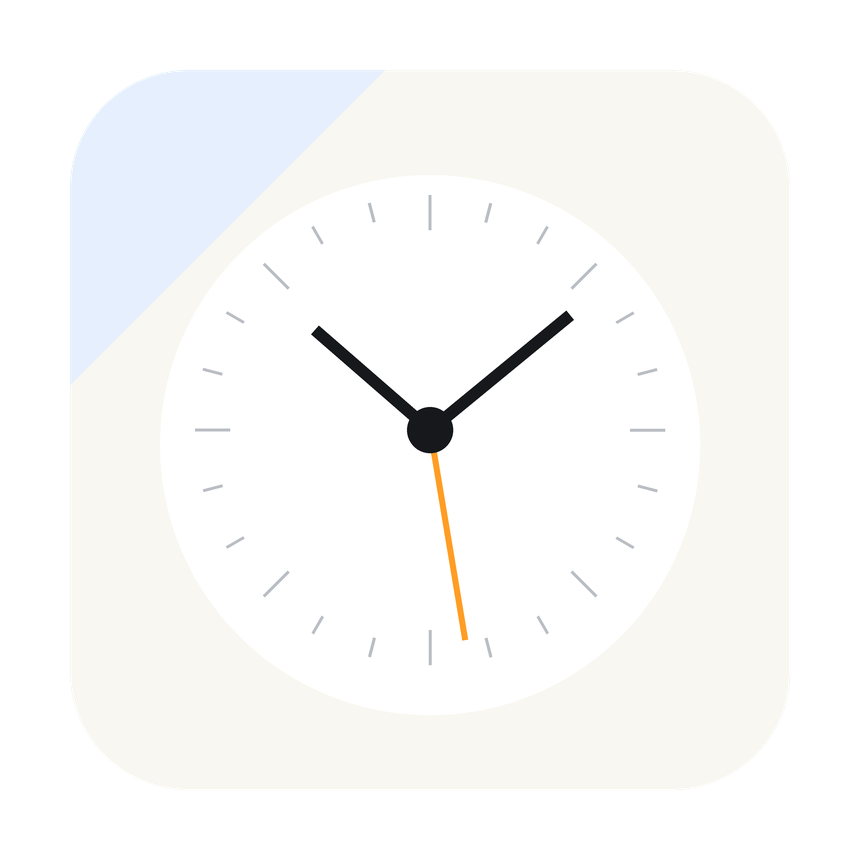 Flat Clock