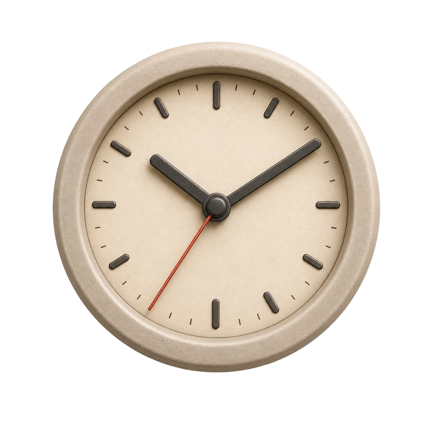 Skeuo Clock